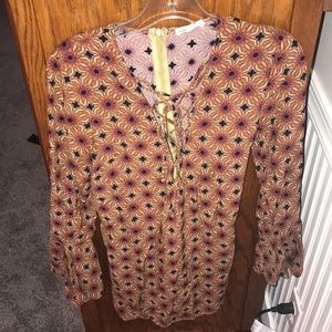 Cotton candy long sleeve dress